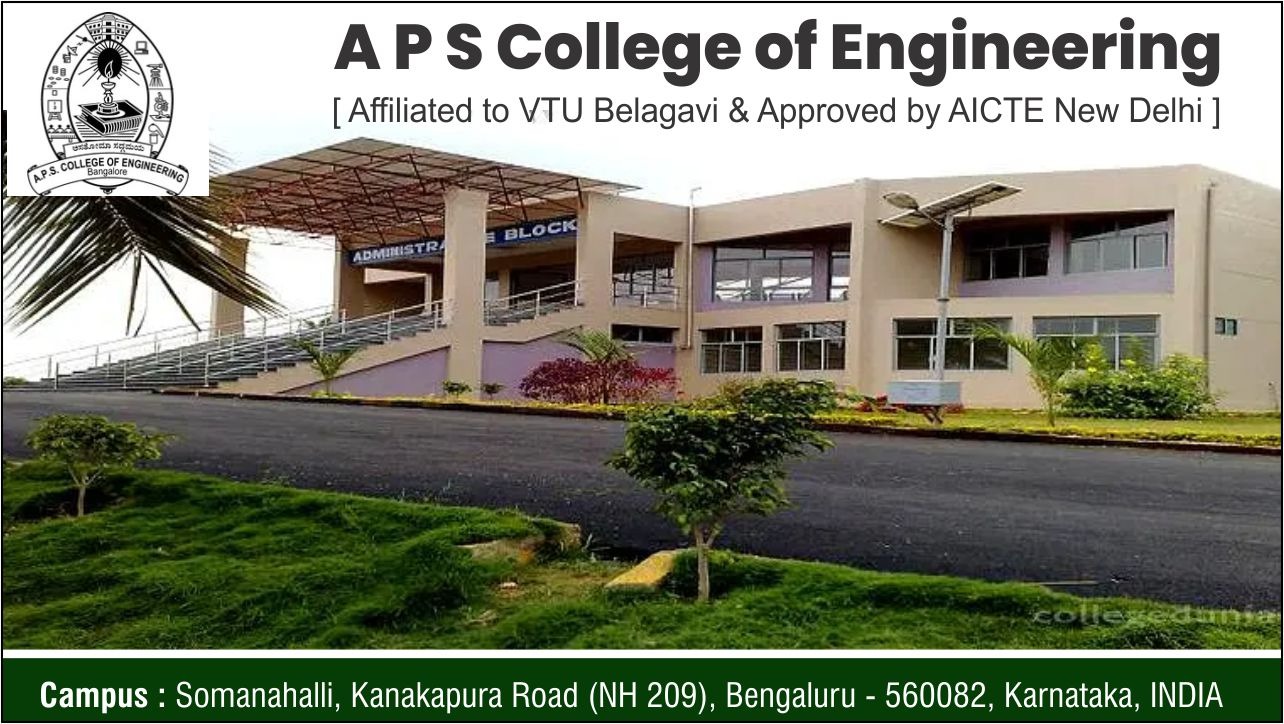 Out Side View of A.P.S. College Of Engineering
